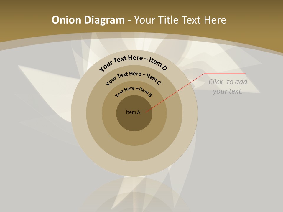 Spinner Object Pin PowerPoint Template