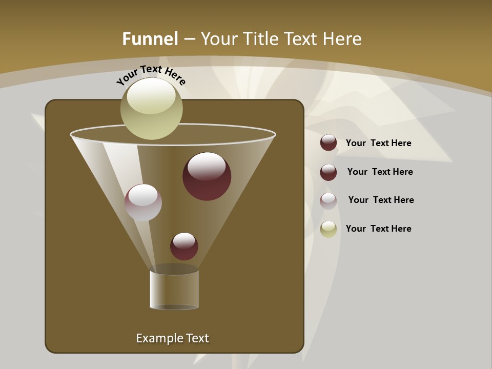 Spinner Object Pin PowerPoint Template