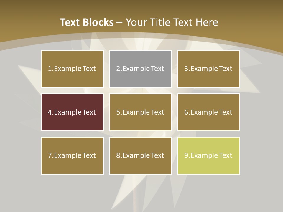 Spinner Object Pin PowerPoint Template