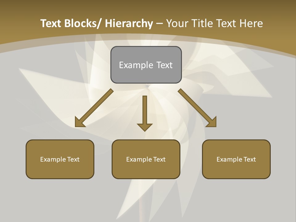 Spinner Object Pin PowerPoint Template