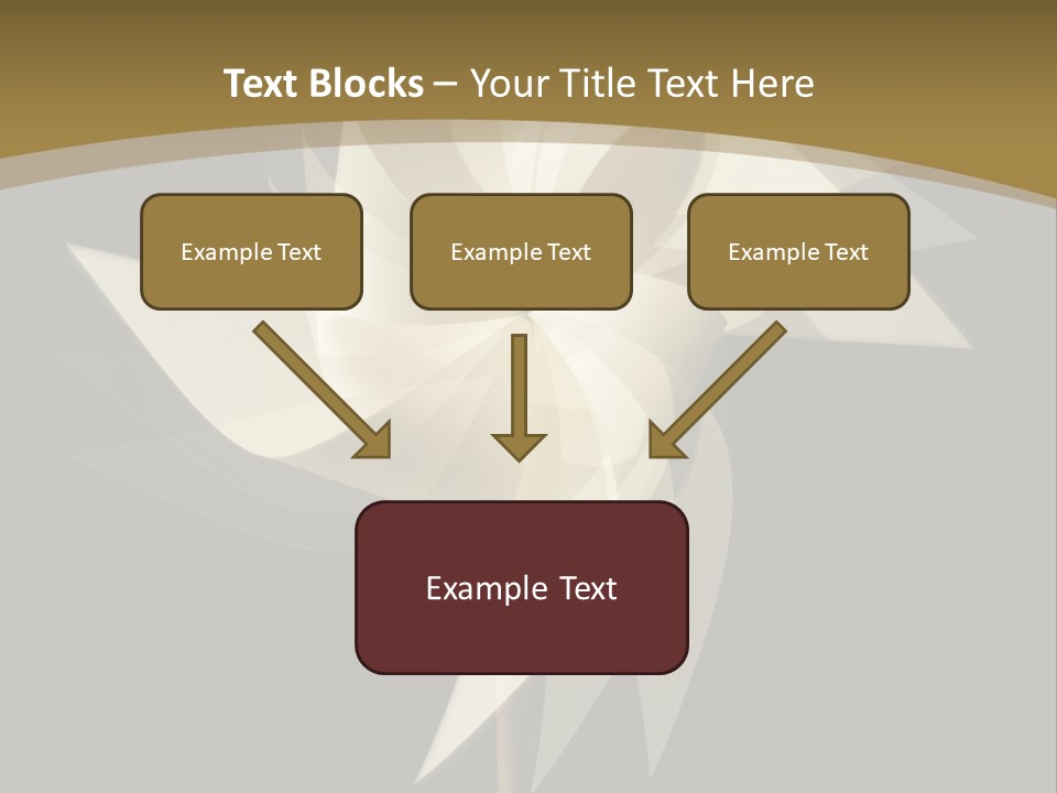 Spinner Object Pin PowerPoint Template