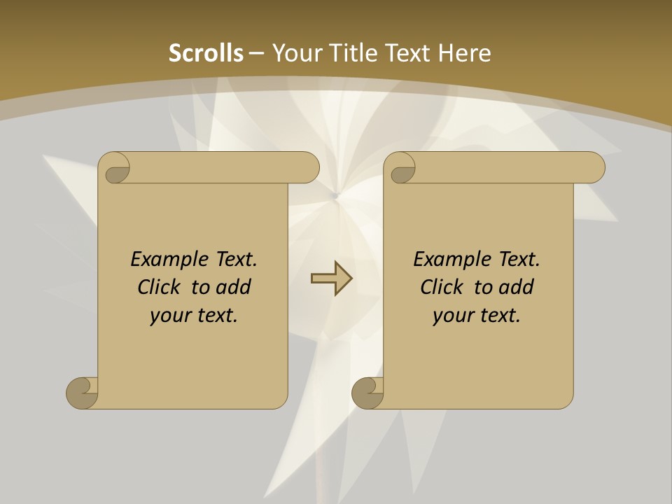 Spinner Object Pin PowerPoint Template