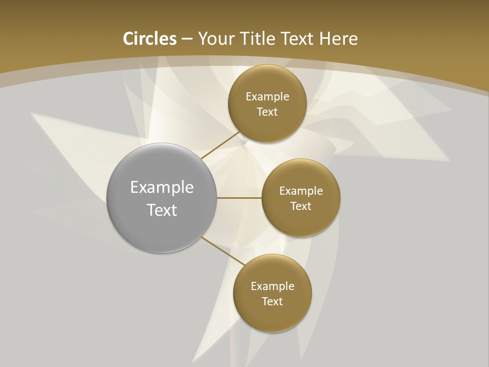 Spinner Object Pin PowerPoint Template