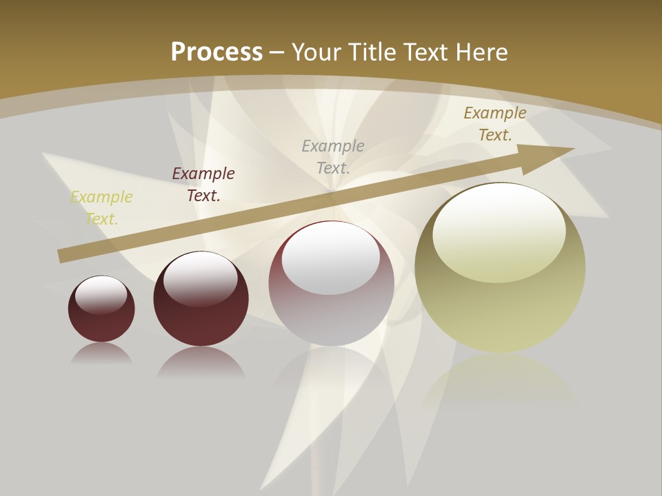 Spinner Object Pin PowerPoint Template