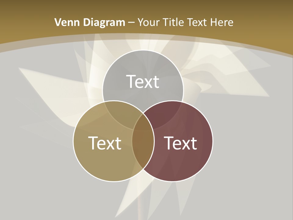 Spinner Object Pin PowerPoint Template