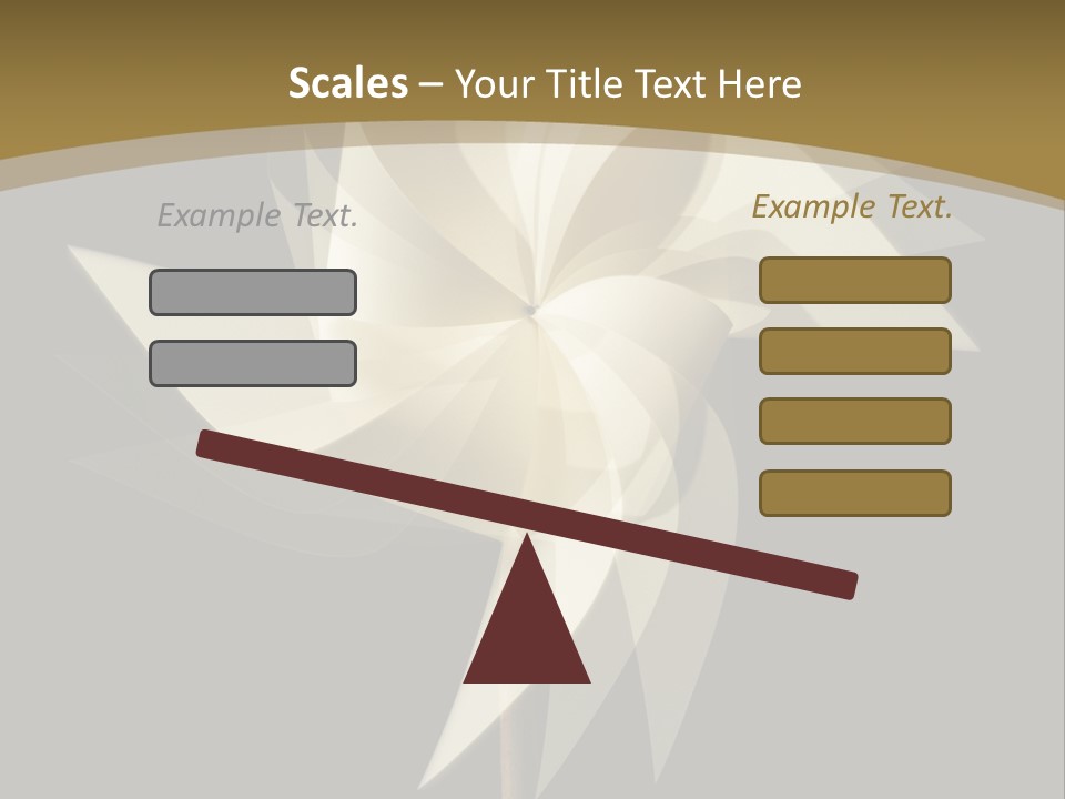 Spinner Object Pin PowerPoint Template