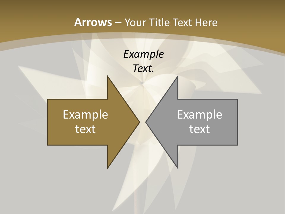 Spinner Object Pin PowerPoint Template