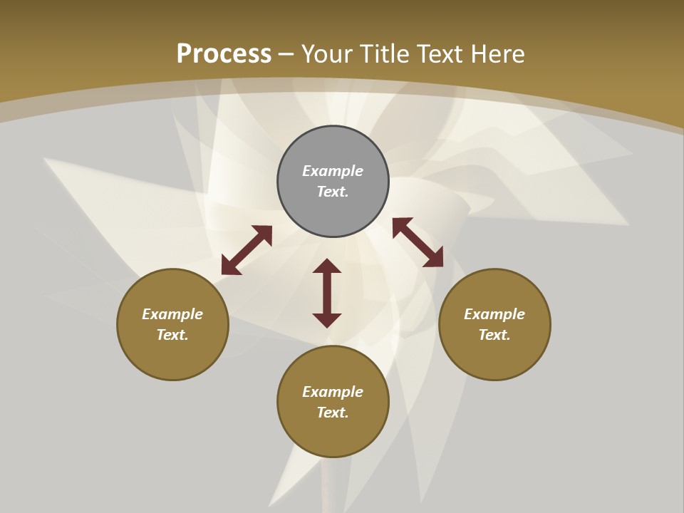 Spinner Object Pin PowerPoint Template