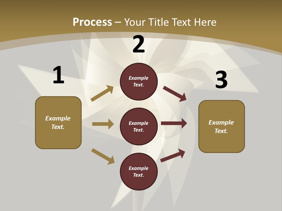 Spinner Object Pin PowerPoint Template