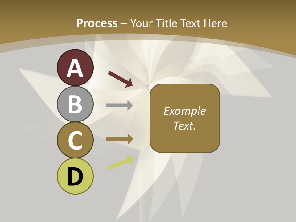 Spinner Object Pin PowerPoint Template