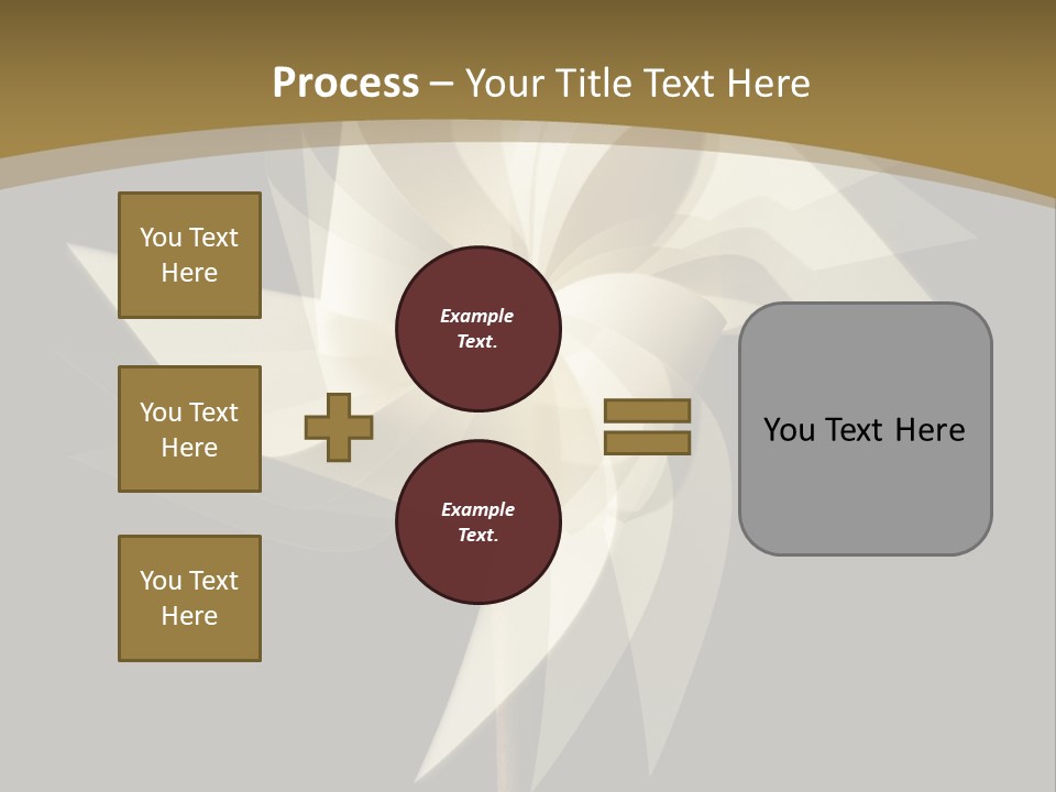 Spinner Object Pin PowerPoint Template
