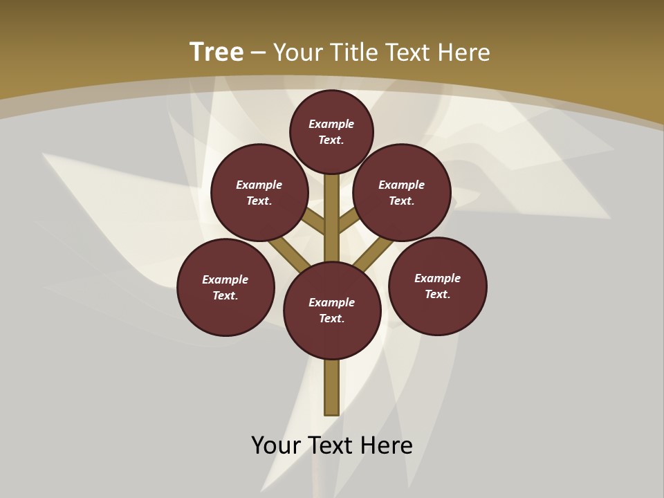 Spinner Object Pin PowerPoint Template