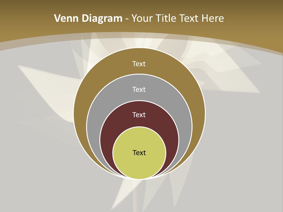Spinner Object Pin PowerPoint Template