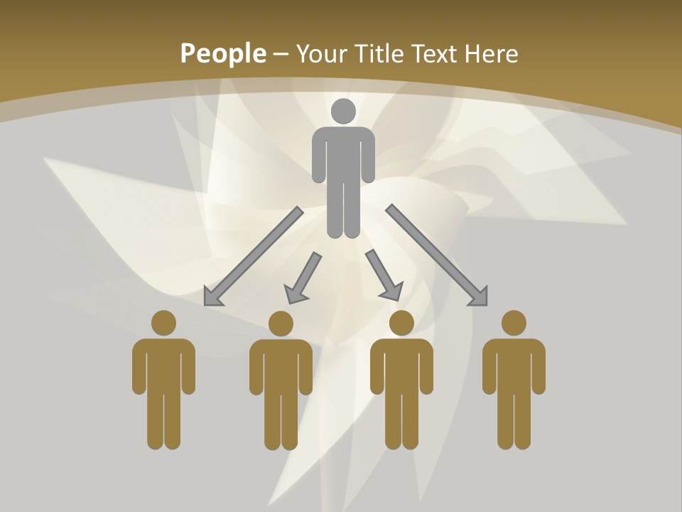 Spinner Object Pin PowerPoint Template