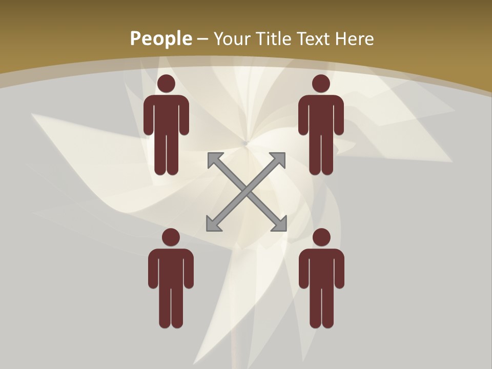 Spinner Object Pin PowerPoint Template