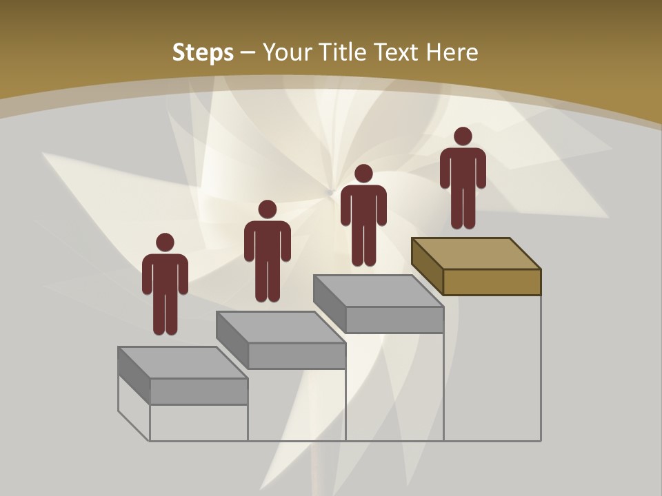 Spinner Object Pin PowerPoint Template