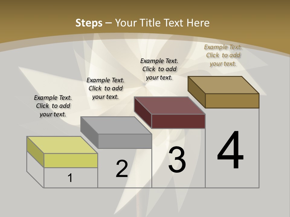 Spinner Object Pin PowerPoint Template