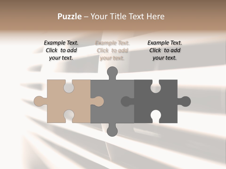 A Close Up Of A Window With Blinds PowerPoint Template