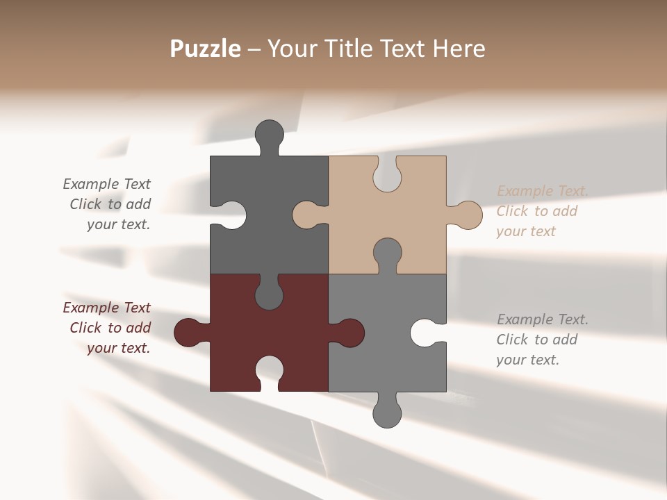 A Close Up Of A Window With Blinds PowerPoint Template