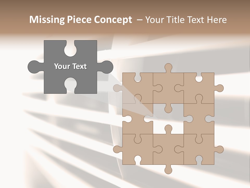 A Close Up Of A Window With Blinds PowerPoint Template