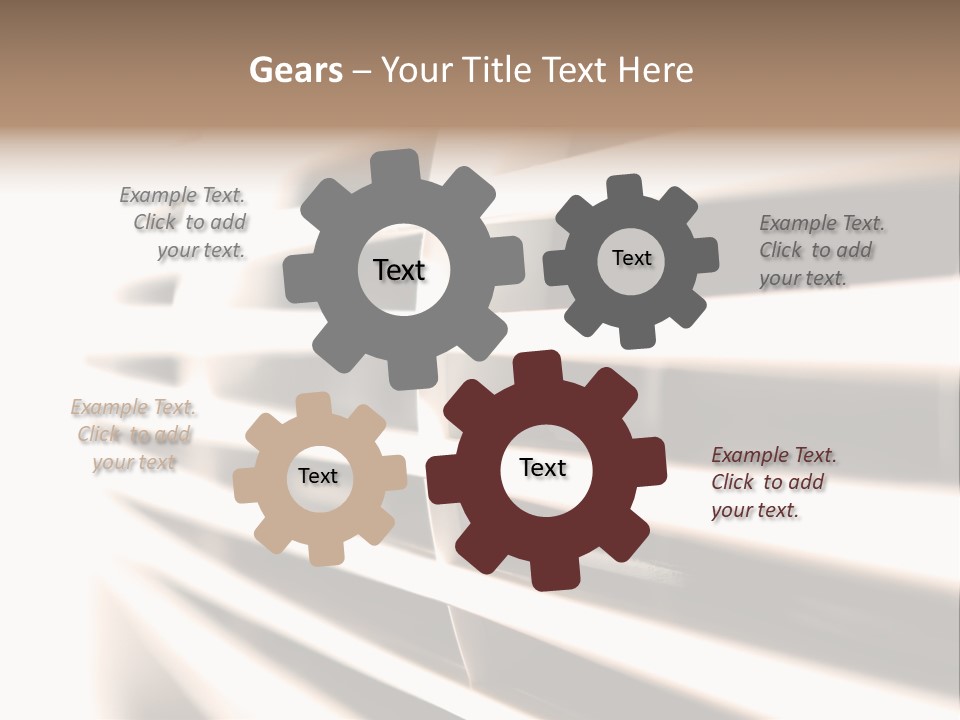 A Close Up Of A Window With Blinds PowerPoint Template