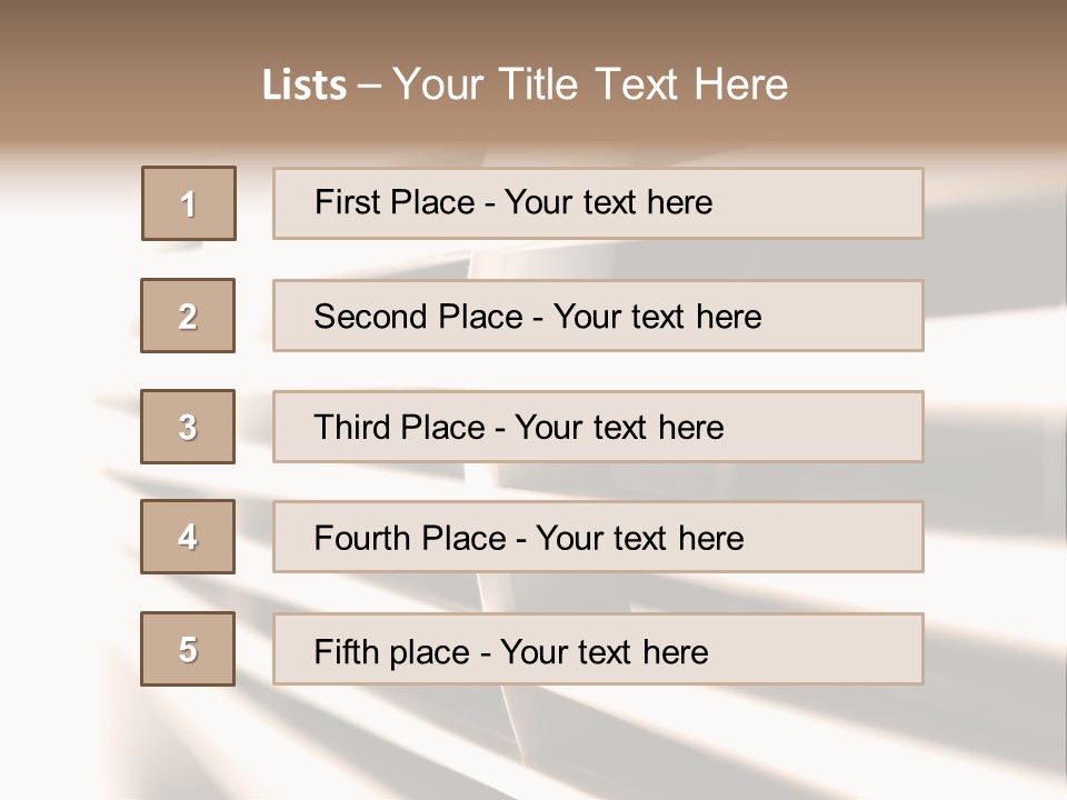 A Close Up Of A Window With Blinds PowerPoint Template