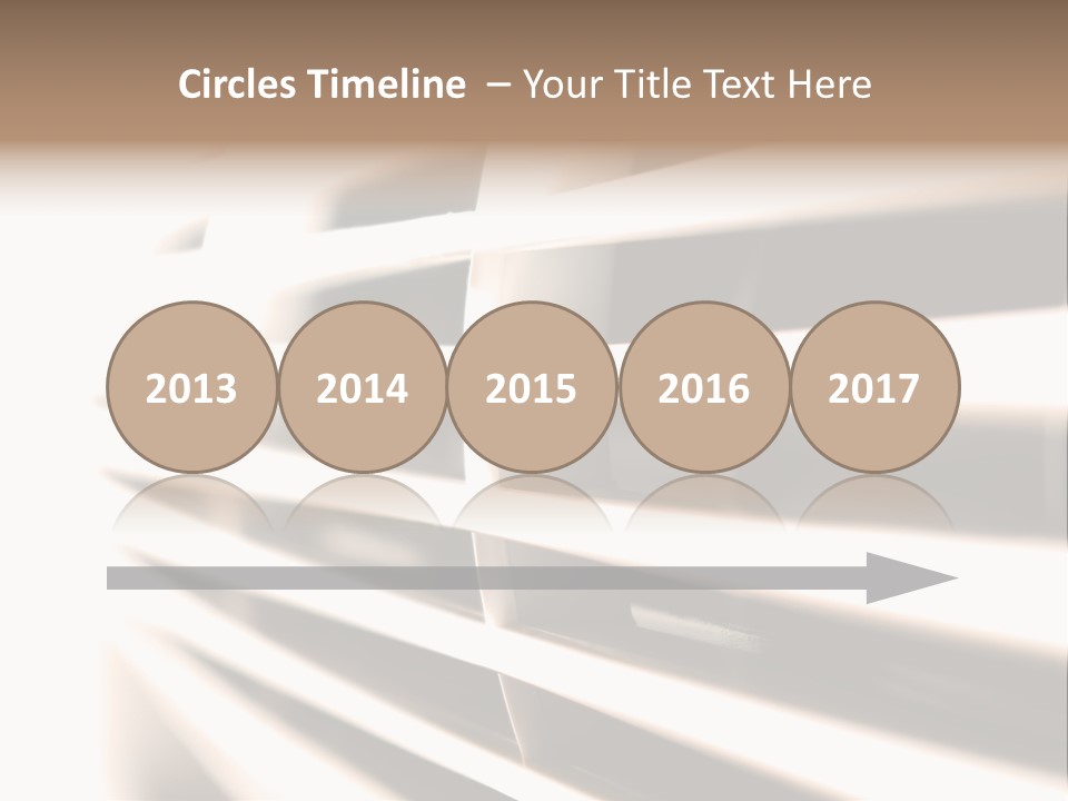 A Close Up Of A Window With Blinds PowerPoint Template