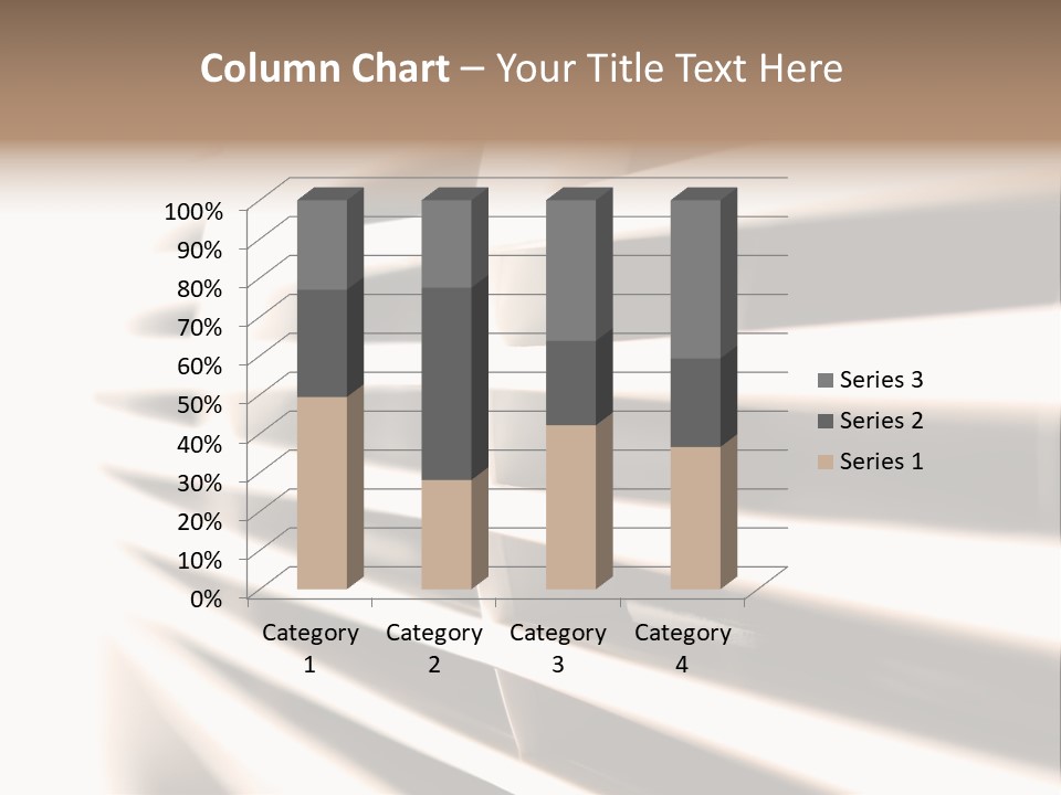 A Close Up Of A Window With Blinds PowerPoint Template