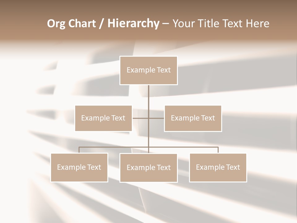 A Close Up Of A Window With Blinds PowerPoint Template