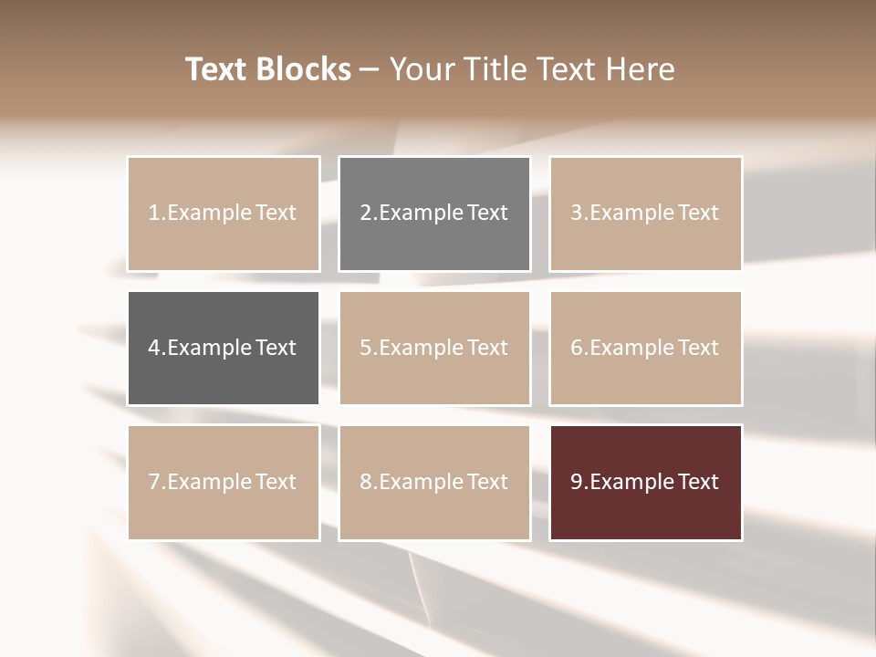 A Close Up Of A Window With Blinds PowerPoint Template