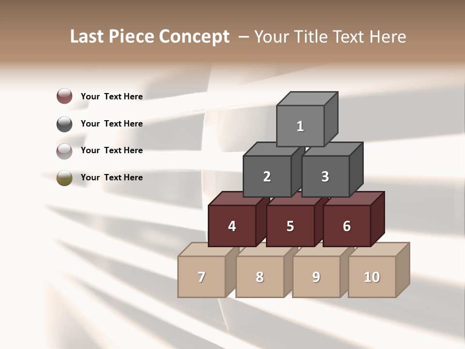A Close Up Of A Window With Blinds PowerPoint Template