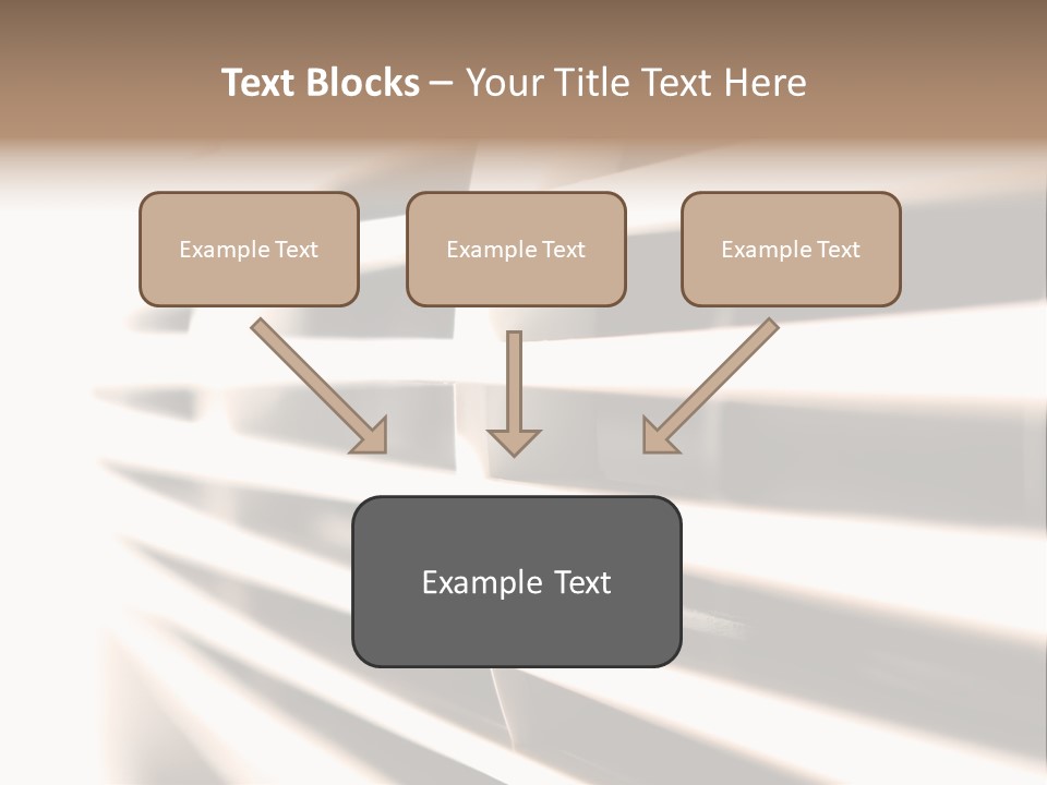 A Close Up Of A Window With Blinds PowerPoint Template