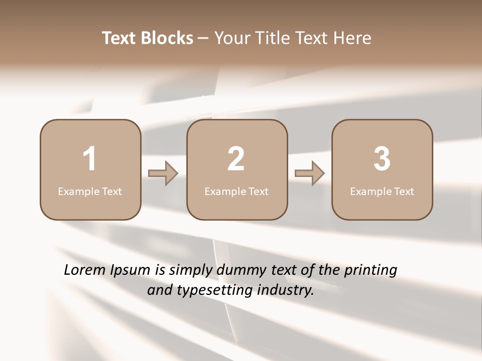 A Close Up Of A Window With Blinds PowerPoint Template