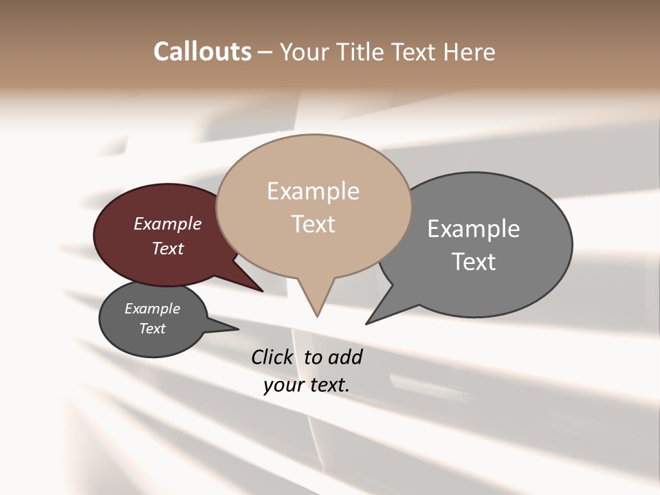 A Close Up Of A Window With Blinds PowerPoint Template