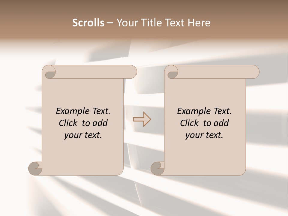 A Close Up Of A Window With Blinds PowerPoint Template