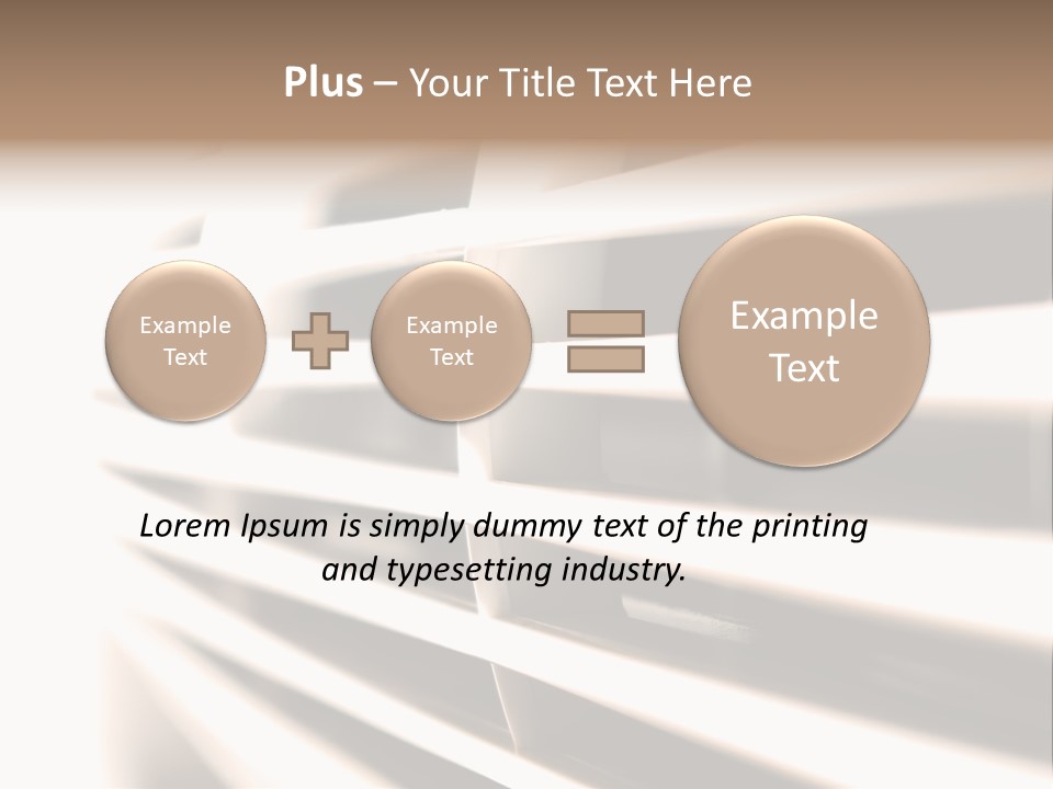 A Close Up Of A Window With Blinds PowerPoint Template