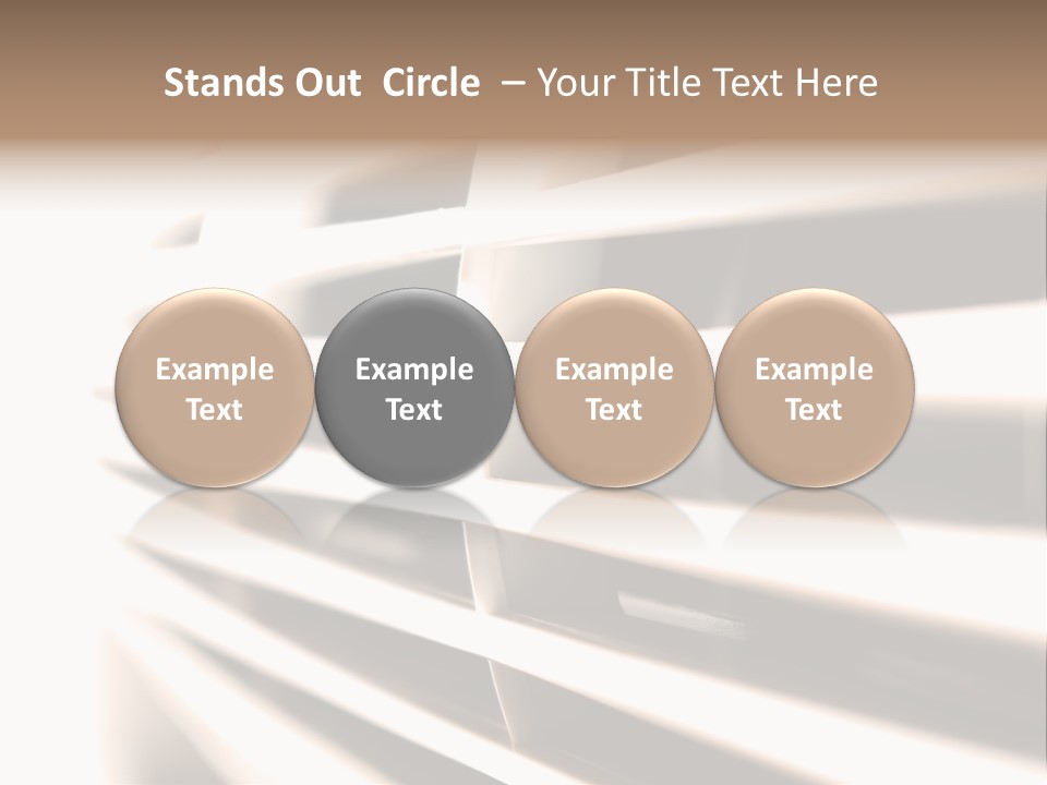 A Close Up Of A Window With Blinds PowerPoint Template