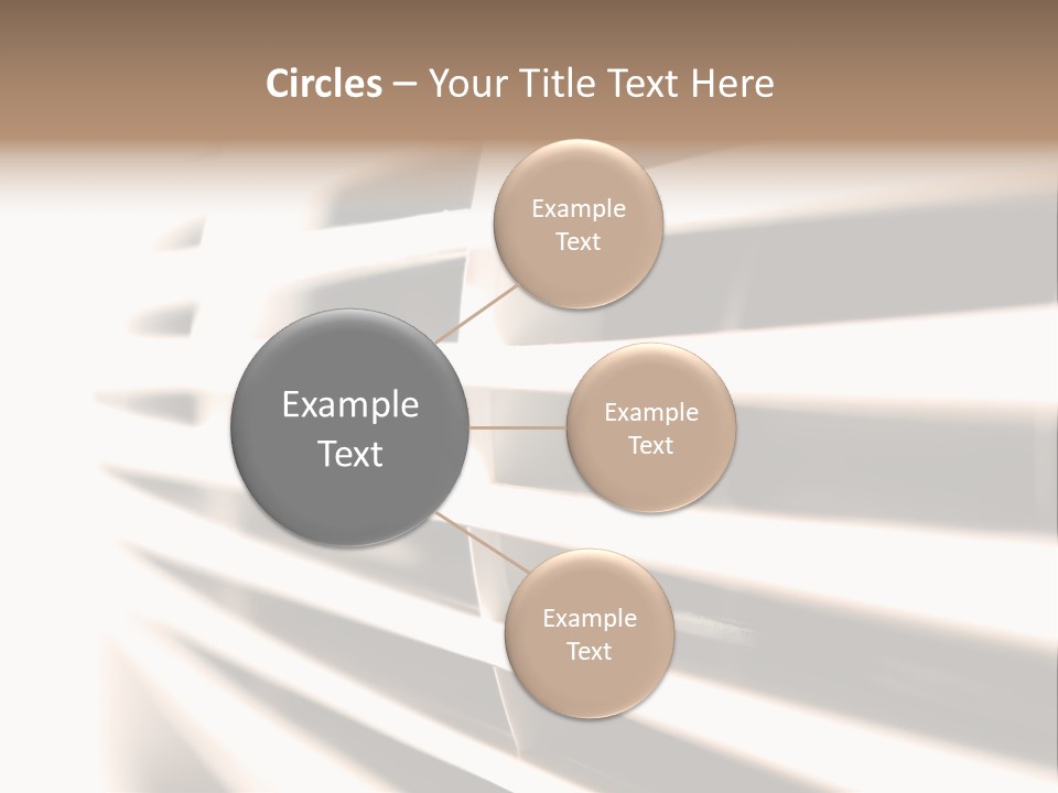A Close Up Of A Window With Blinds PowerPoint Template