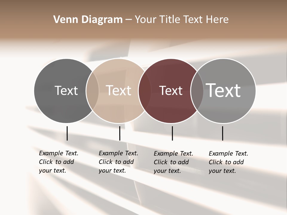 A Close Up Of A Window With Blinds PowerPoint Template