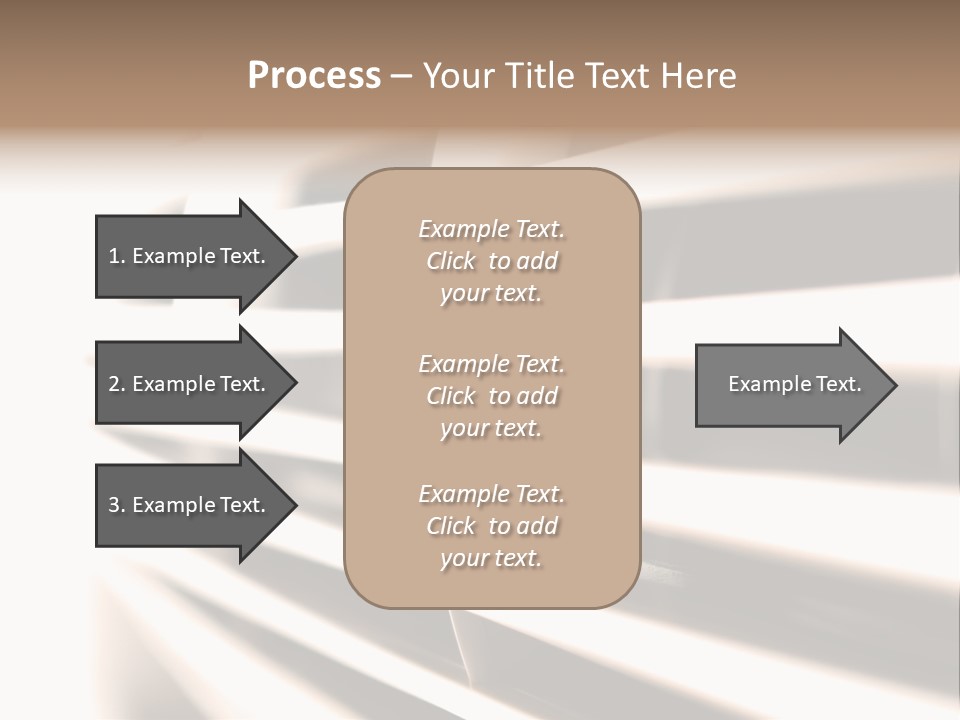 A Close Up Of A Window With Blinds PowerPoint Template