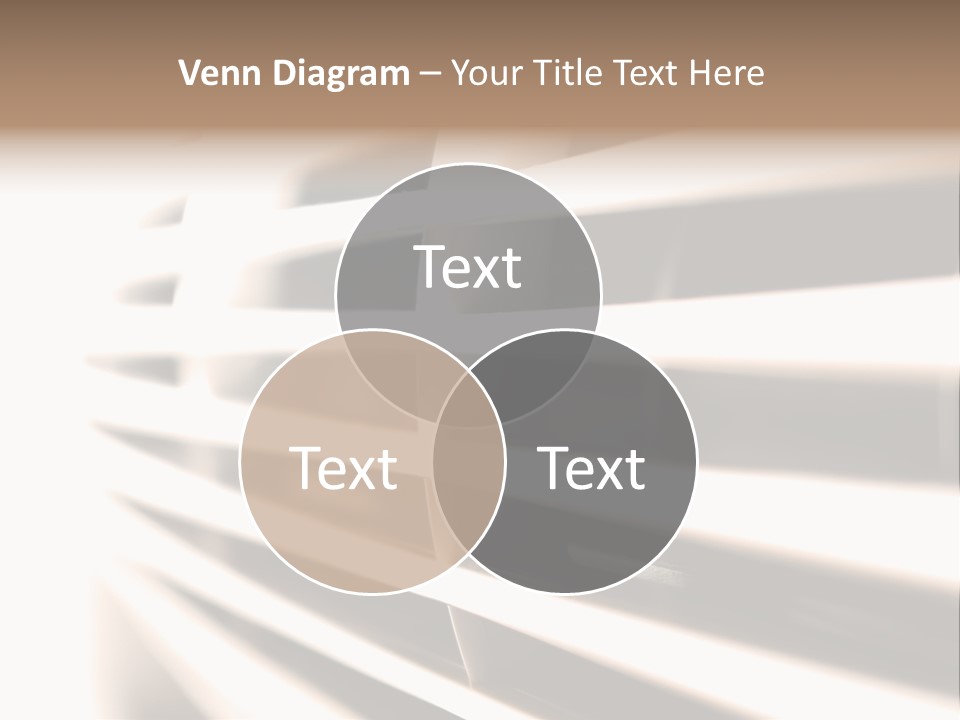 A Close Up Of A Window With Blinds PowerPoint Template