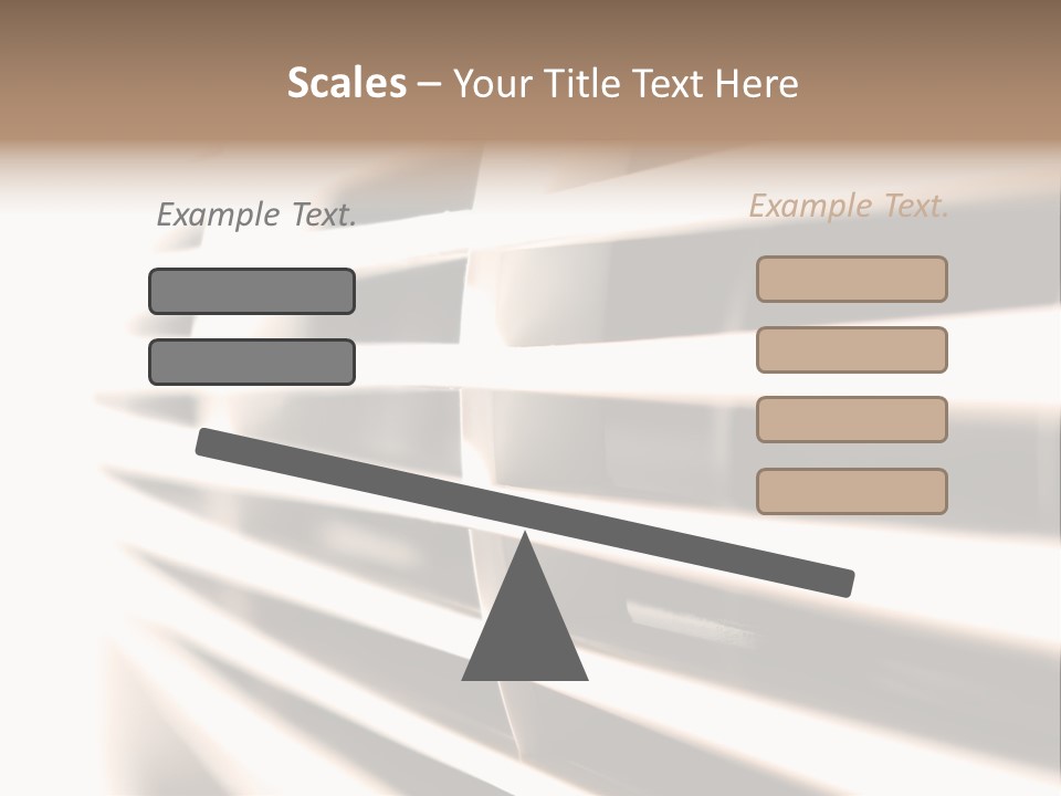A Close Up Of A Window With Blinds PowerPoint Template