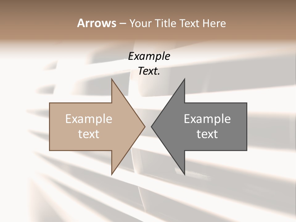 A Close Up Of A Window With Blinds PowerPoint Template