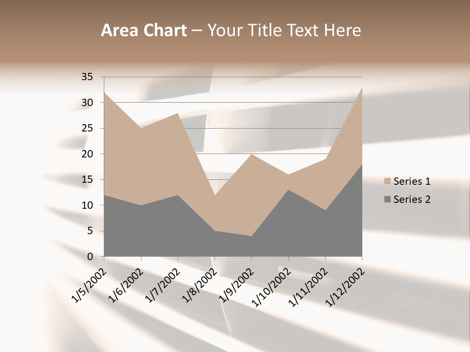A Close Up Of A Window With Blinds PowerPoint Template