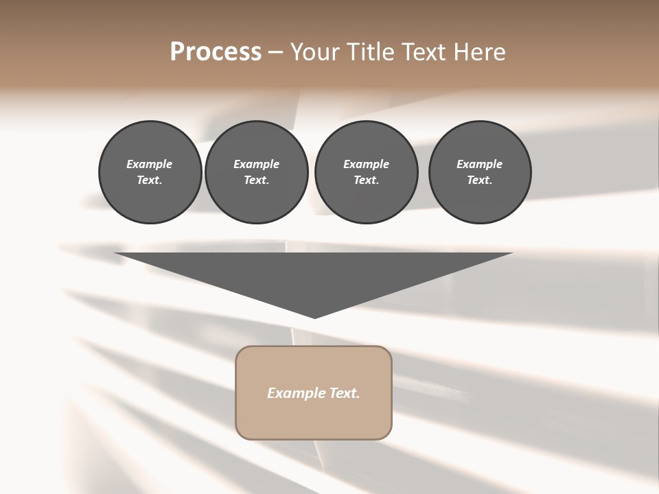 A Close Up Of A Window With Blinds PowerPoint Template