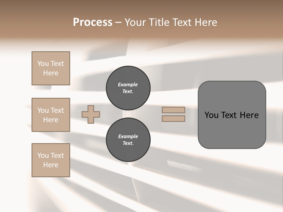 A Close Up Of A Window With Blinds PowerPoint Template