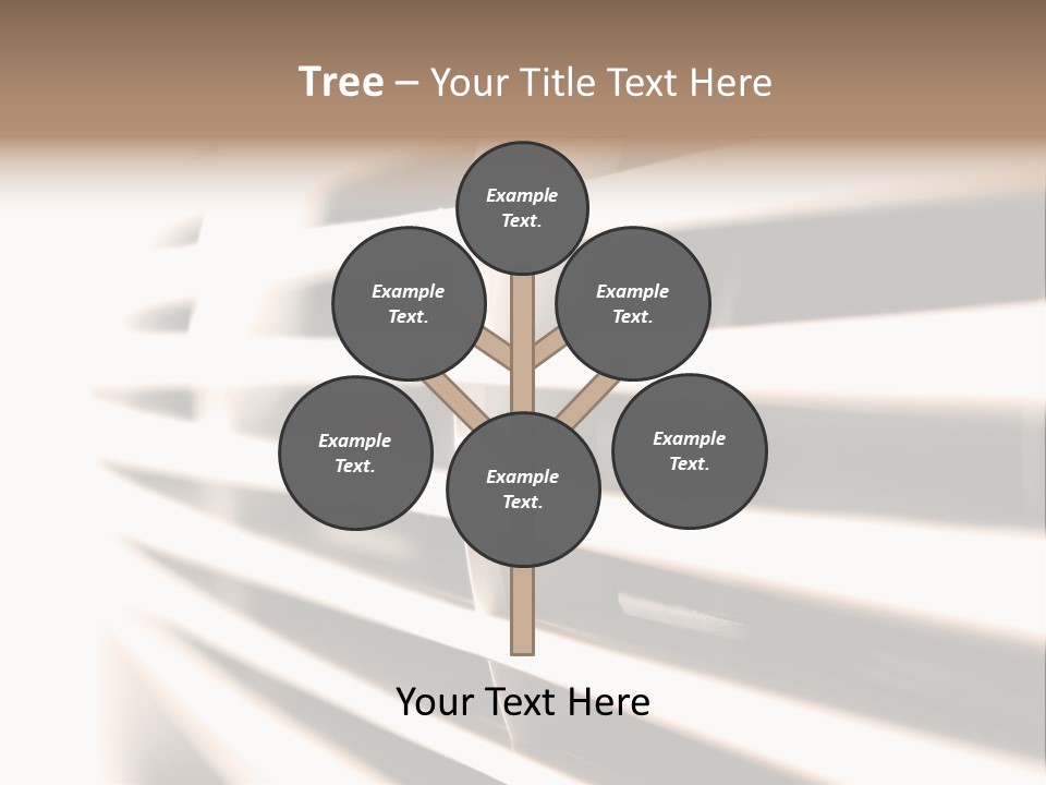 A Close Up Of A Window With Blinds PowerPoint Template
