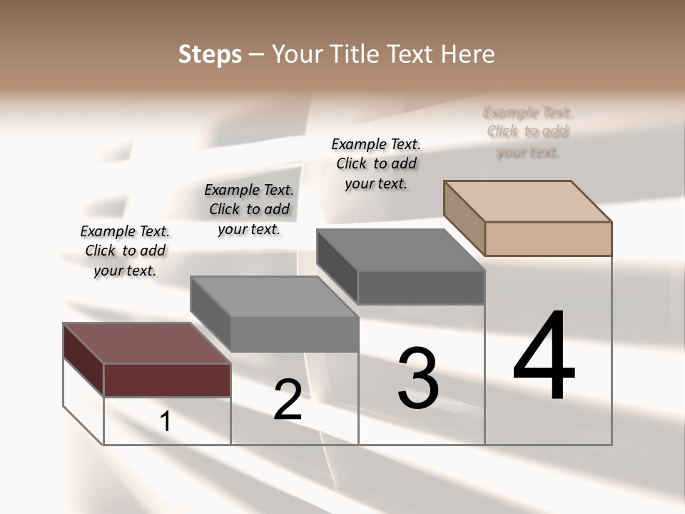 A Close Up Of A Window With Blinds PowerPoint Template