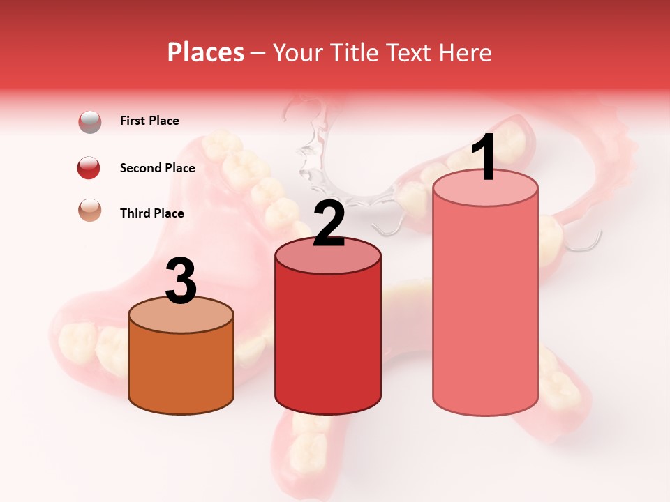 Dental Plate Surrogate Plastic PowerPoint Template