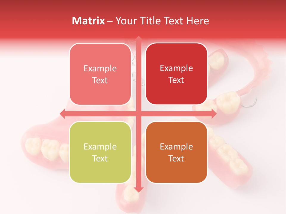 Dental Plate Surrogate Plastic PowerPoint Template
